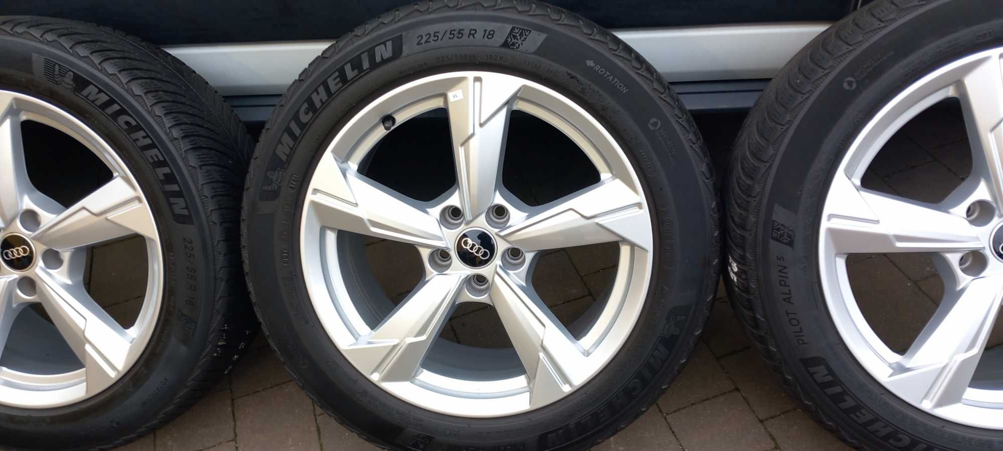 Felgi oryginał AUDI A4/A6/Q5/S4 8Jx18, 5x112, ET39, 66.6, 2021r. Super