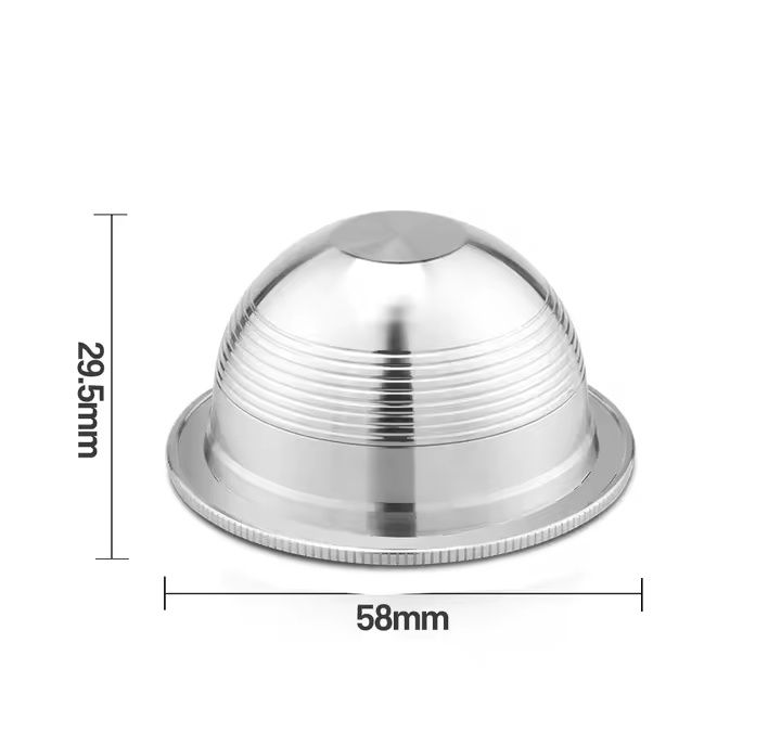 Cápsula inox reutilizável Vertuoline Nespresso