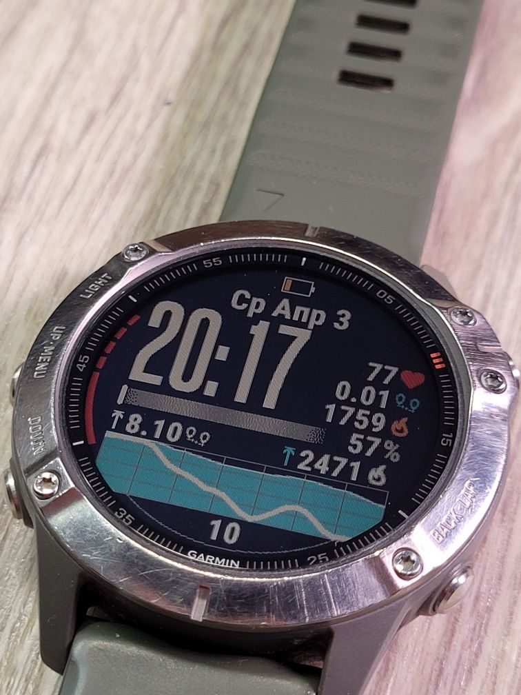 Годинник Garmin Fenix 6 PRO Sapphire Titanium