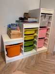 Zestaw mebli Ikea regał Kallax i regał Trofast