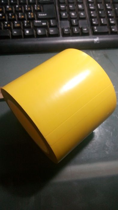 Желтая клейкая лента для разметки маркировки пола 100мм*33м (Германия)