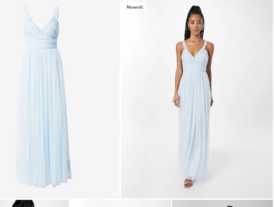 Sukienka Anaya rozmiar 34 błękitna