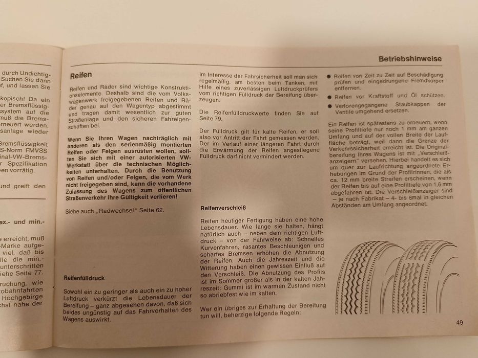 VW Volkswagen Passat B1 Instrukcja Obsługi - Książka 1974