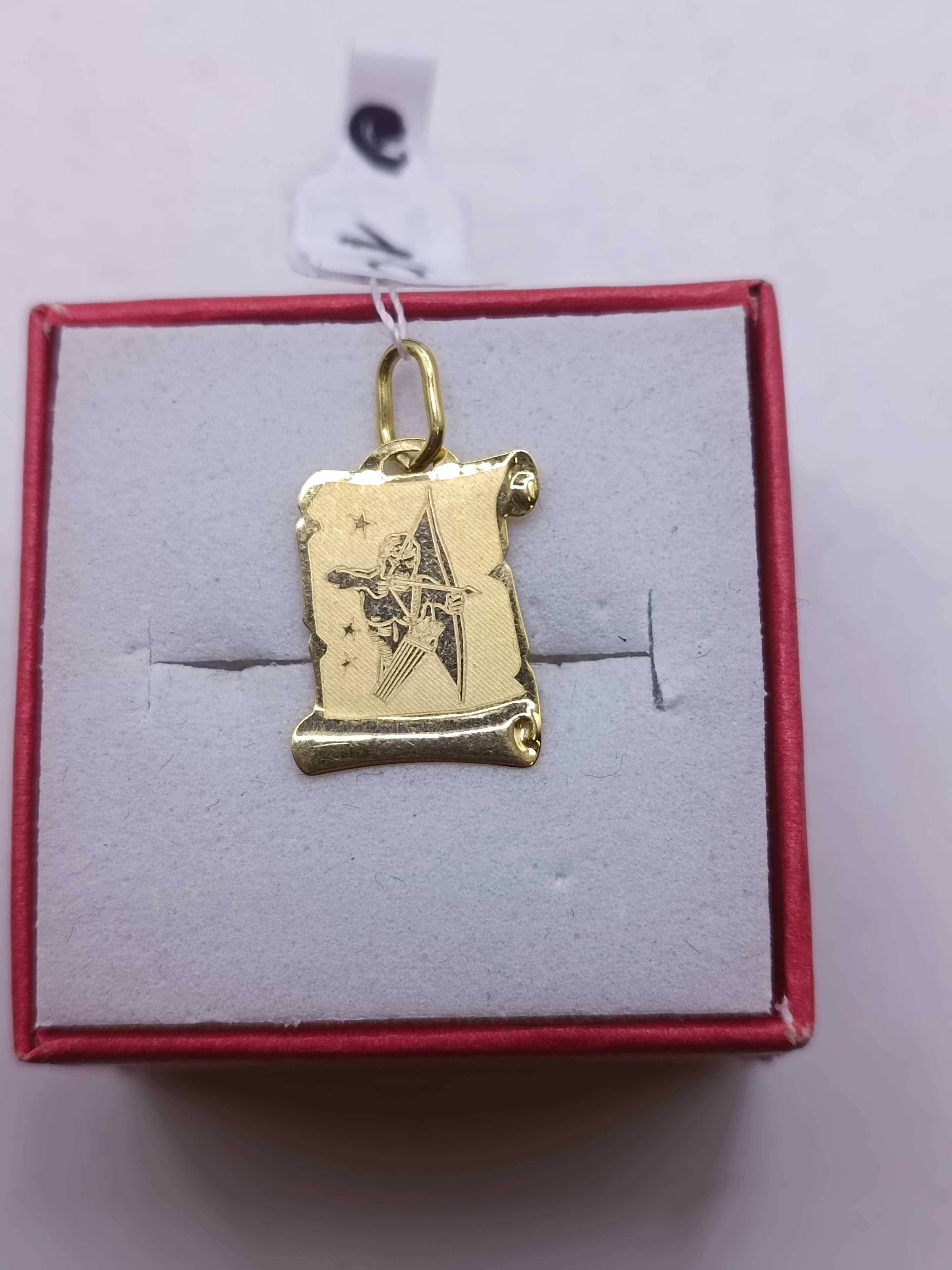 Złota Zawieszka Złoty Wisiorek Znak Zodiaku PR585 14K 747/12/24L