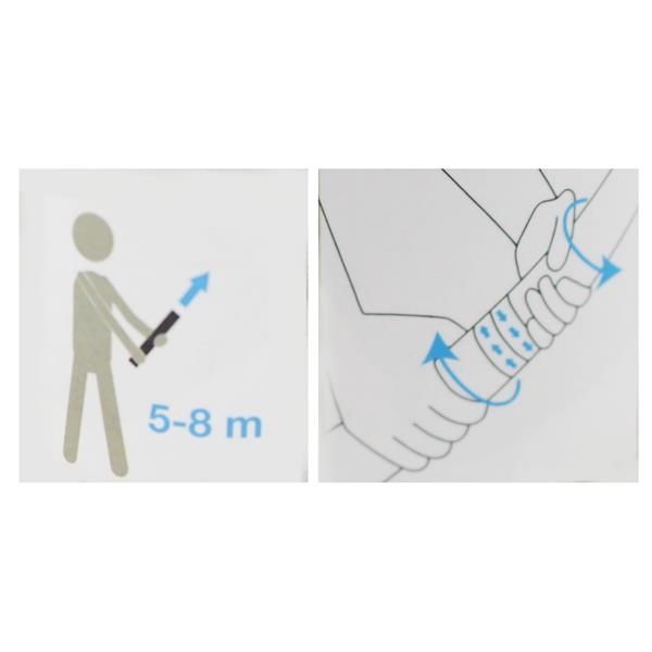 Tubo de confetis azuis - Revelação Chá de Bebé