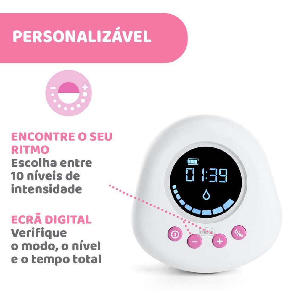 Bomba elétrica tira leite
