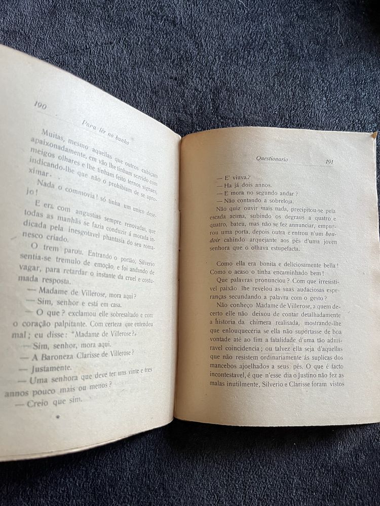Livro Para Ler no Banho 1914