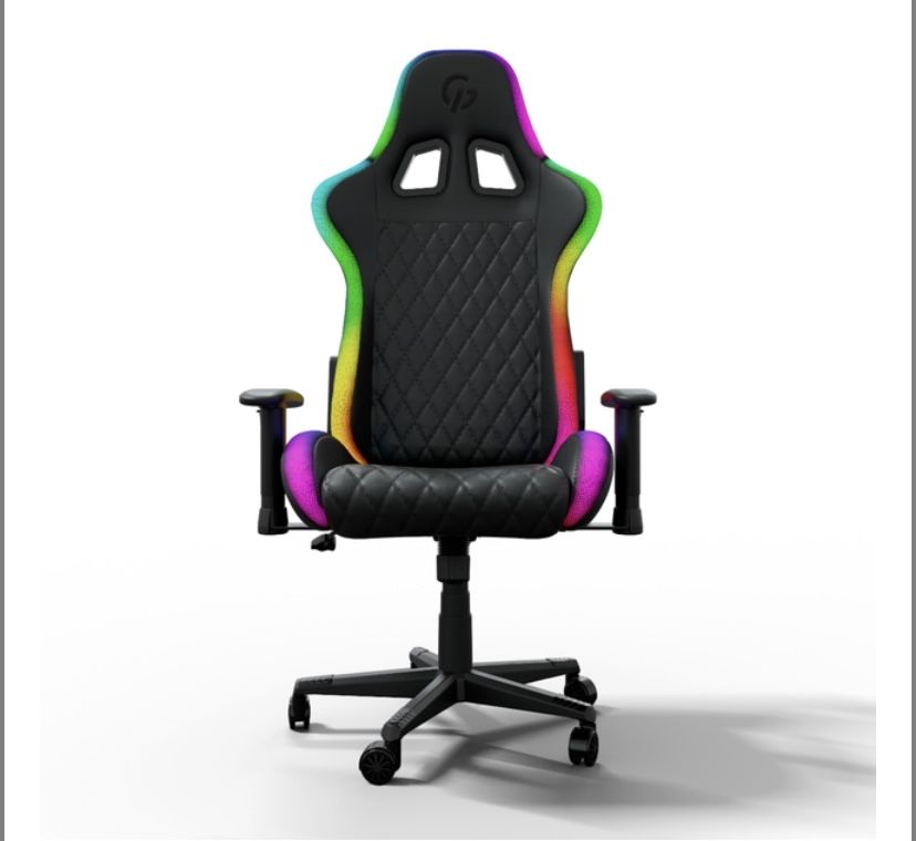 Крісло ігрове GamePro Hero RGB Black (GC-700-Black)
