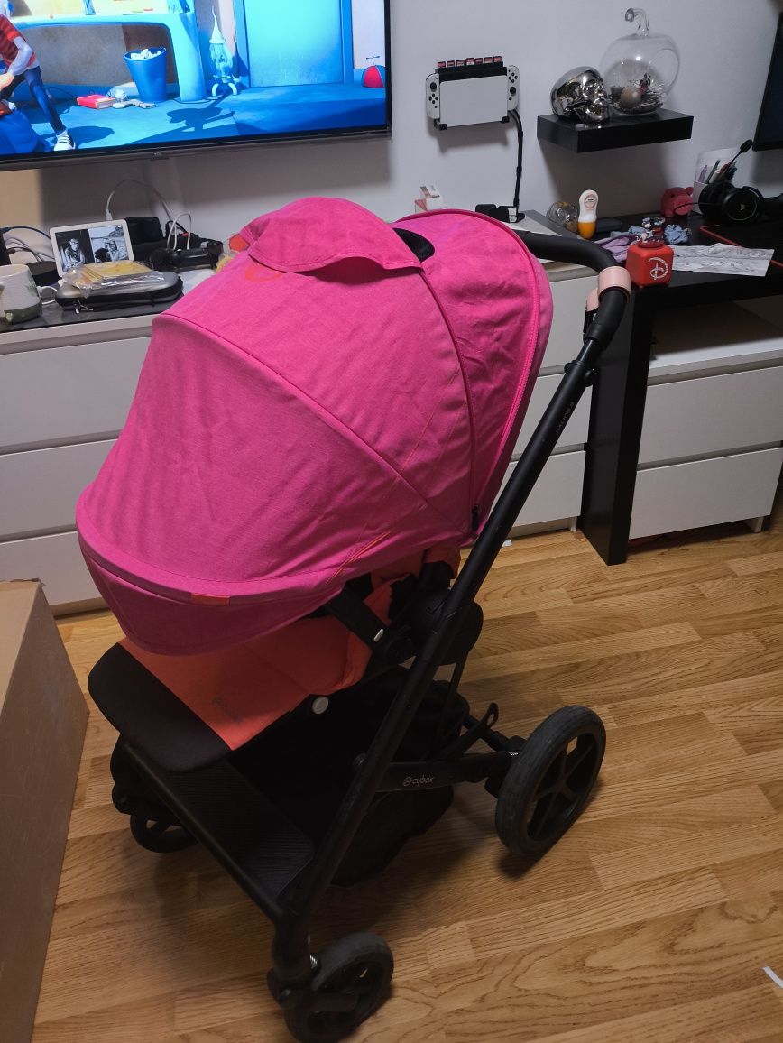 Cybex Balios S 2w1 różowo-czerwony