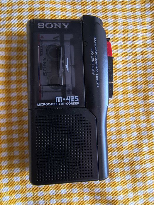 Sony gravador de mini cassettes