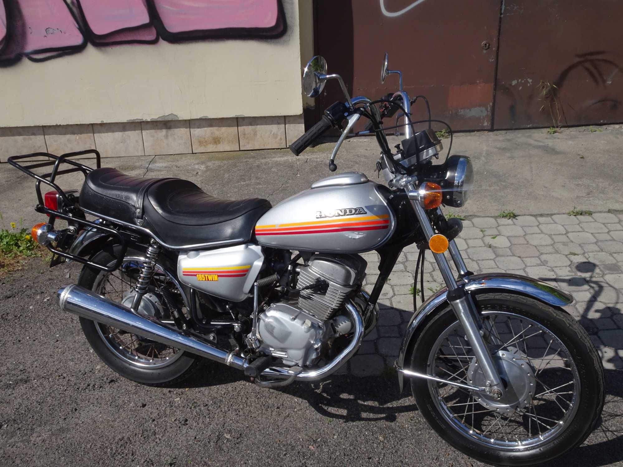 Honda CM 185 T 1978r Zadbana z Niemiec !! Udok. 24 tyś km rebel