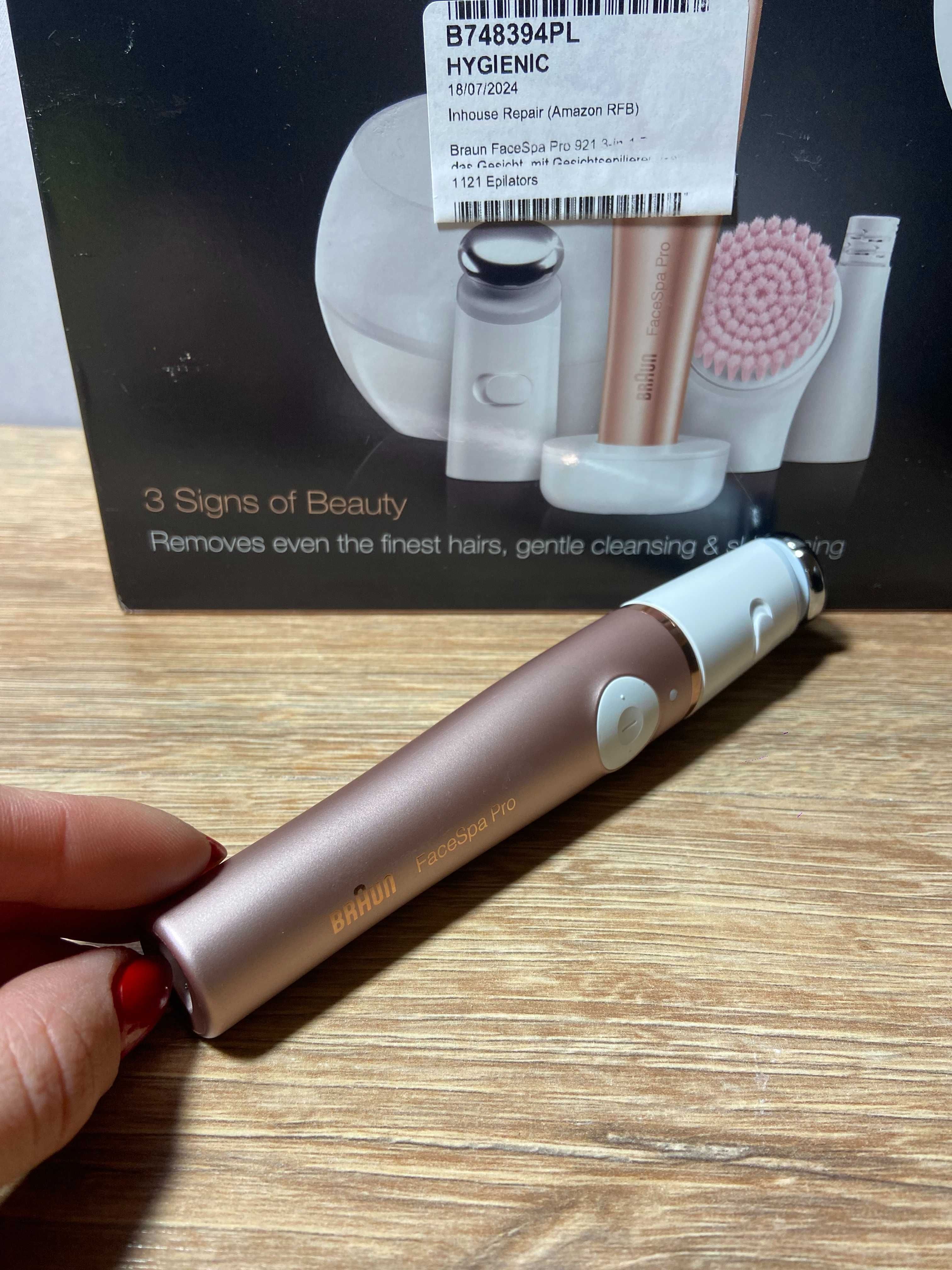 Depilator, szczotka do mycia twarzy Braun FaceSpa Pro