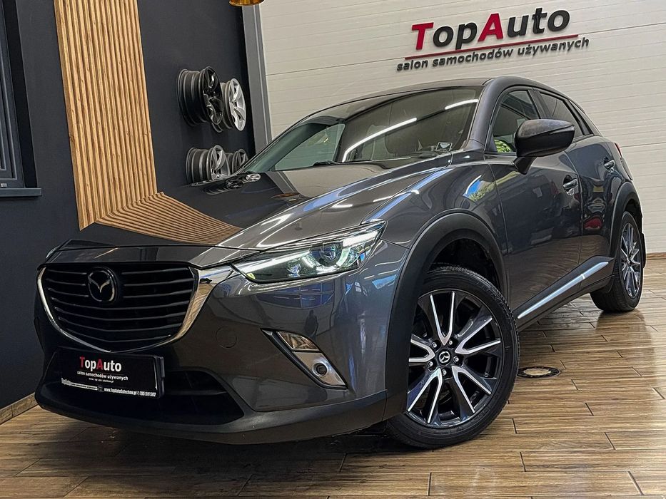 Mazda CX-3 2.0 I *120KM* NAVI *Bose* bezwypadkowa * GWARANCJA * manual*