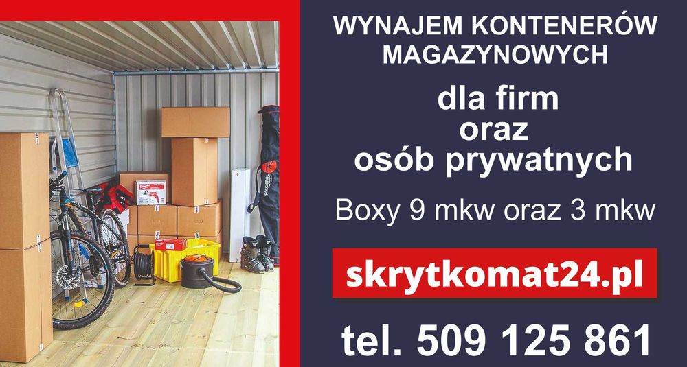 Kontenery magazynowe na wynajem self storage Szamotuły ul. Chrobrego