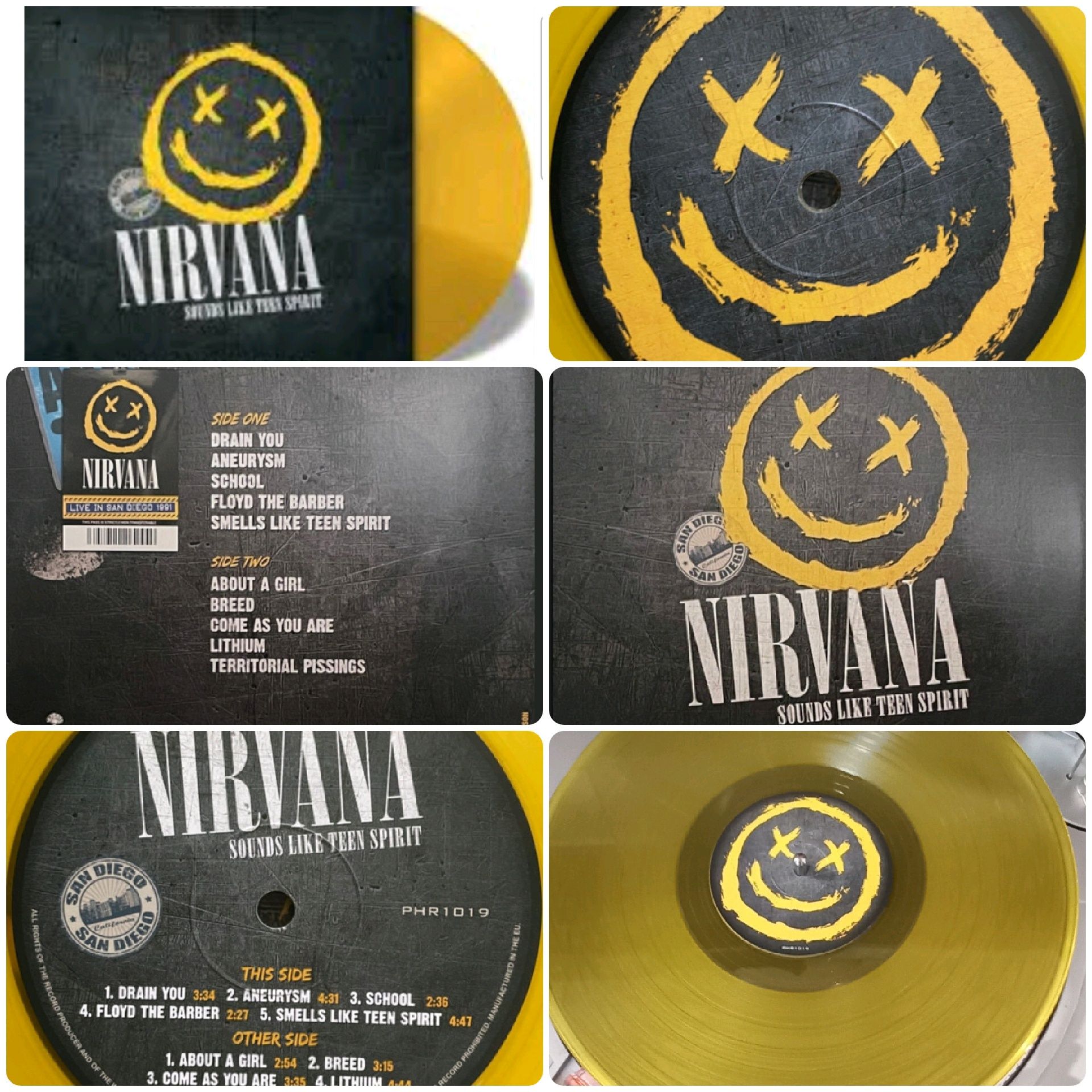 Вінілові платівки  -  Nirvana
