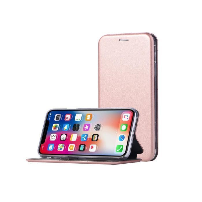 Etui Smart Diva Do Xioami Redmi Note 9 Różowo-Złoty