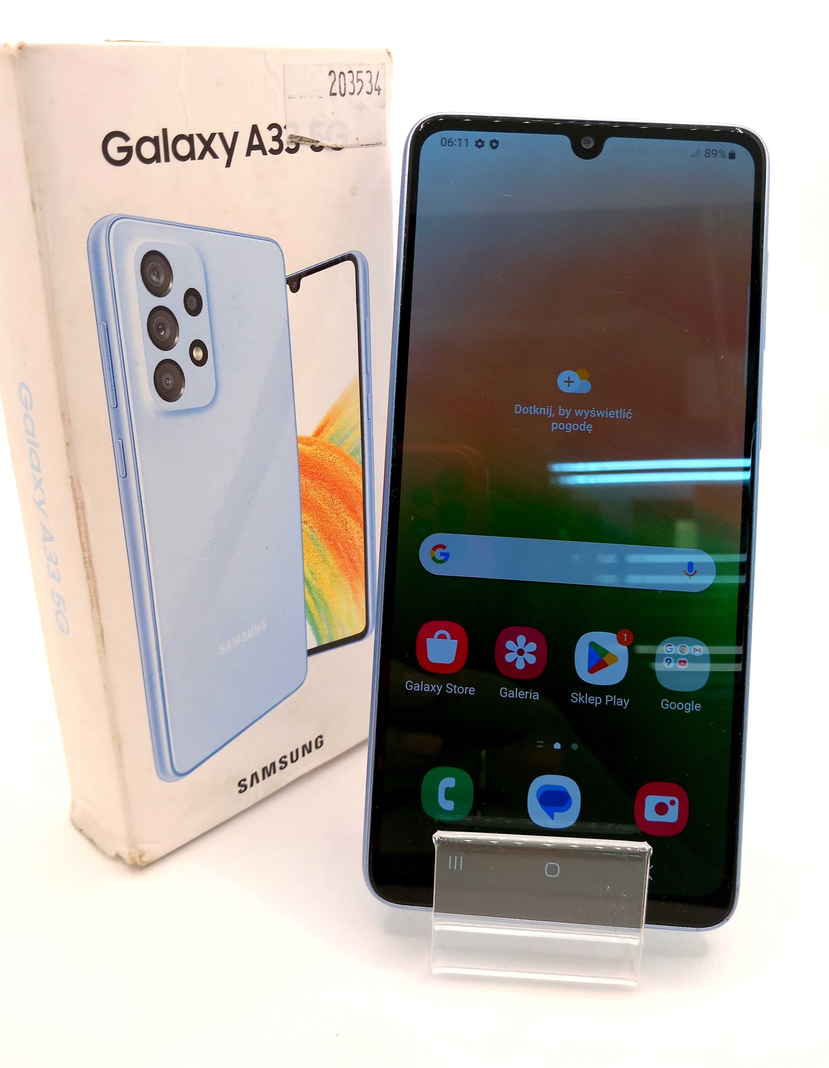 Smartfon Samsung Galaxy A33 6GB/128GB błękitny InterSKLEP