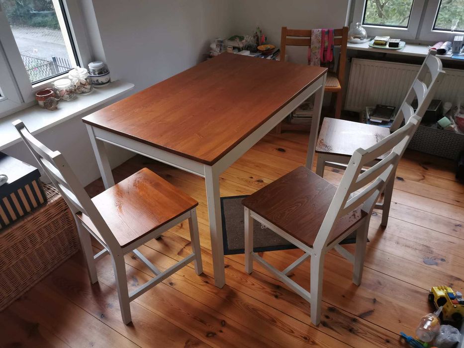 Stół i krzesła 3szt IKEA Jokkmokk