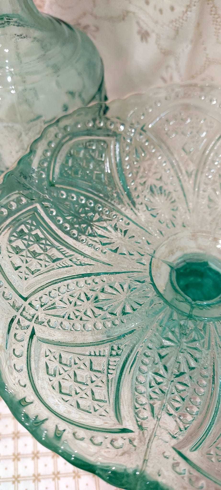 посуда ссср карамельное  стекло винтаж фруктовница штоф виноград