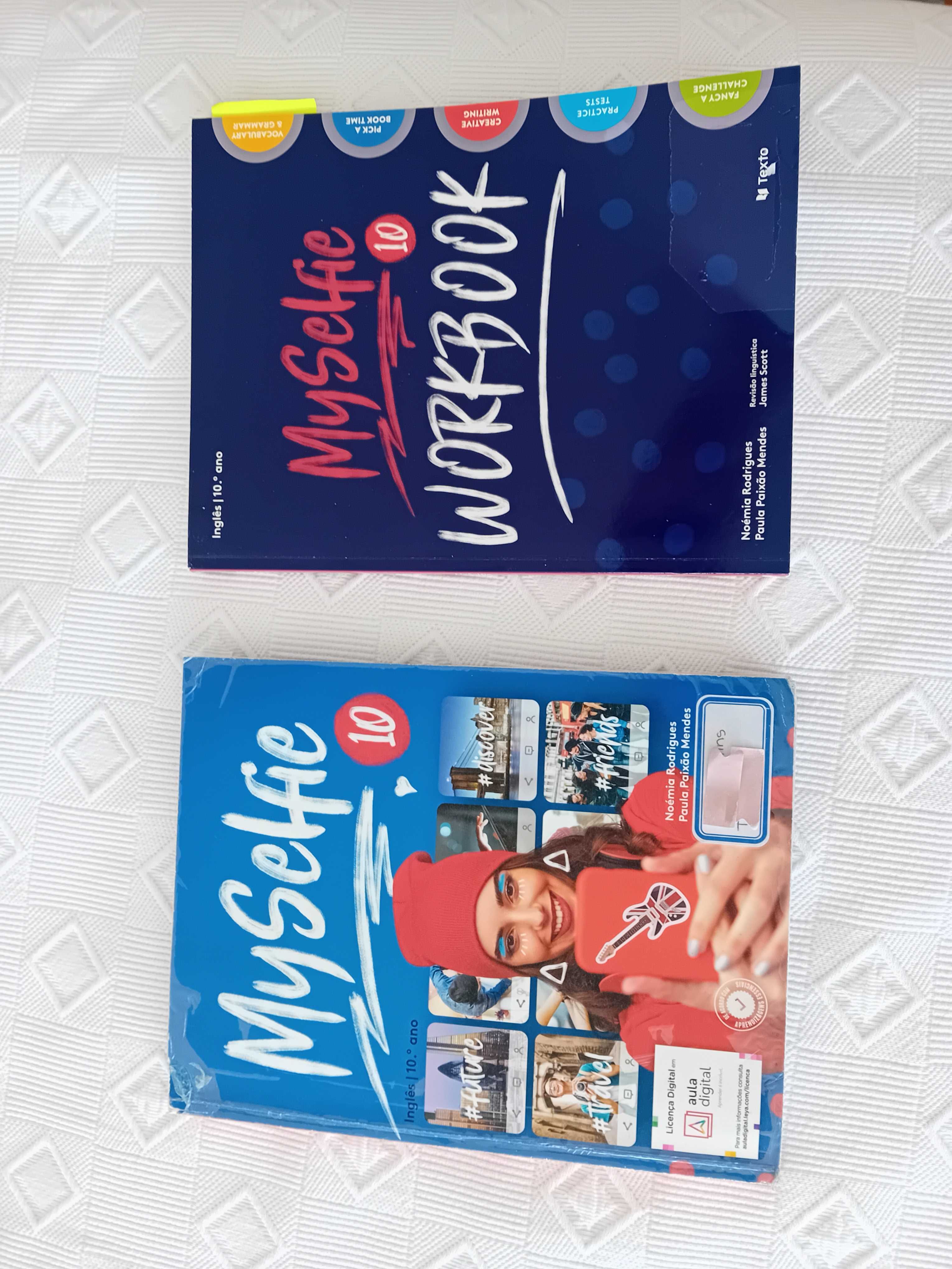 Manuais e livros de fichas 10° e 11° ano