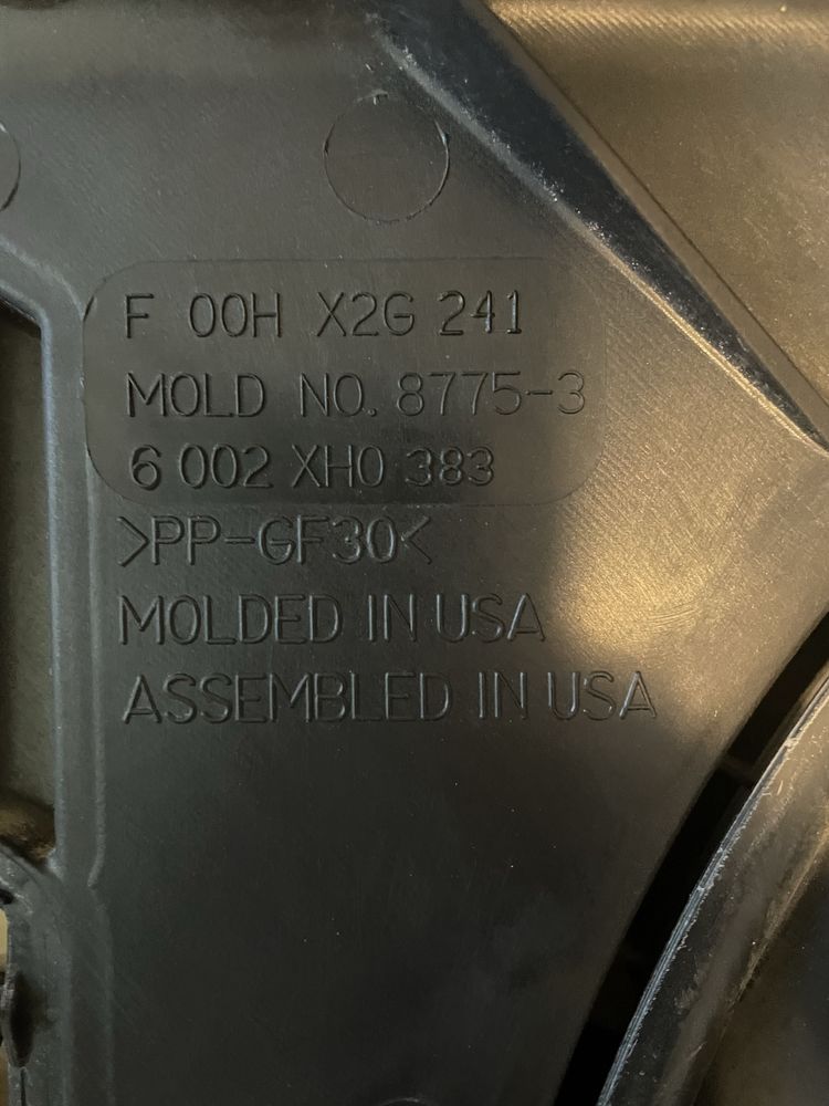 Ford Mustang MK6 / Wentylator chłodnicy / ORG.