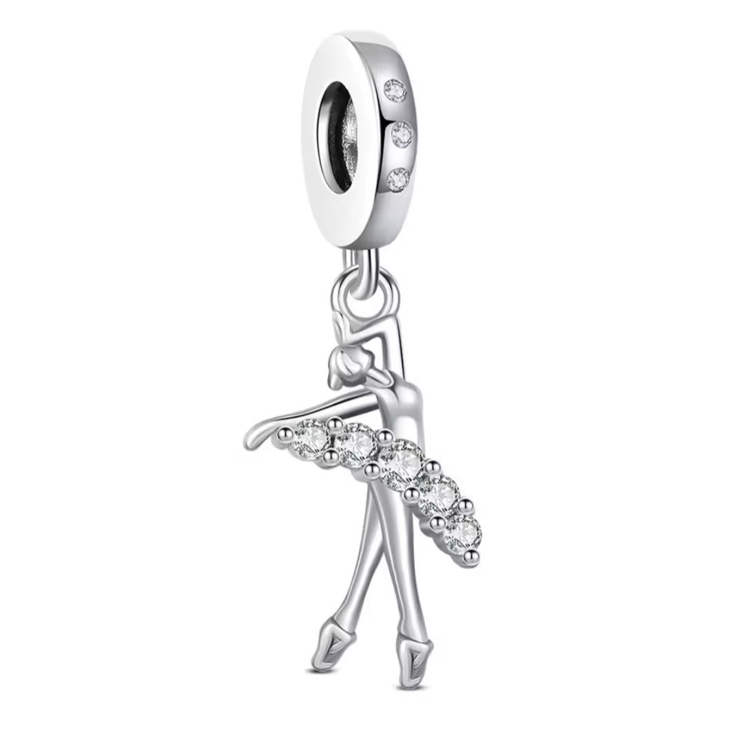 Charm's charms zawieszka do bransoletki baletnica balet srebro 925
