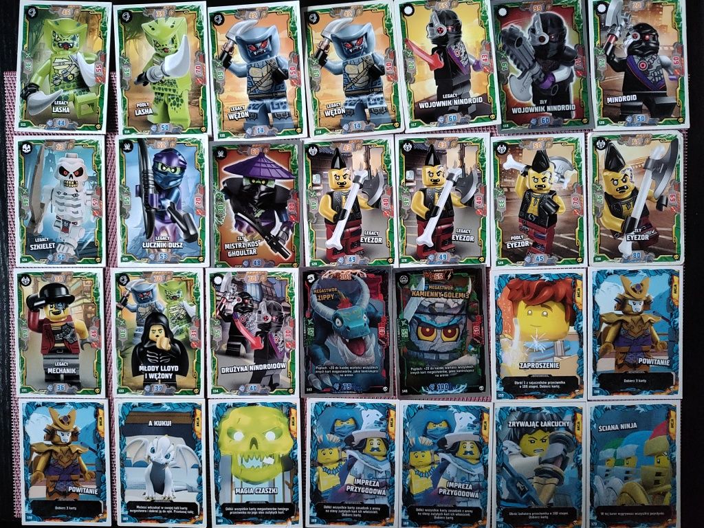 Karty ninjago ponad 100 szt