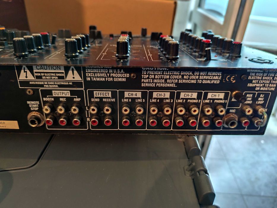 Gemini PS-812 Professional DJ Mixer
Platinum Series