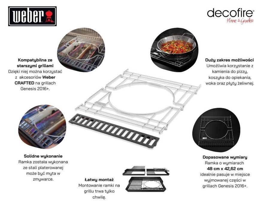 Комплект рами CRAFTED для грилей SPIRIT 300 та SMOKEFIRE - 7688
