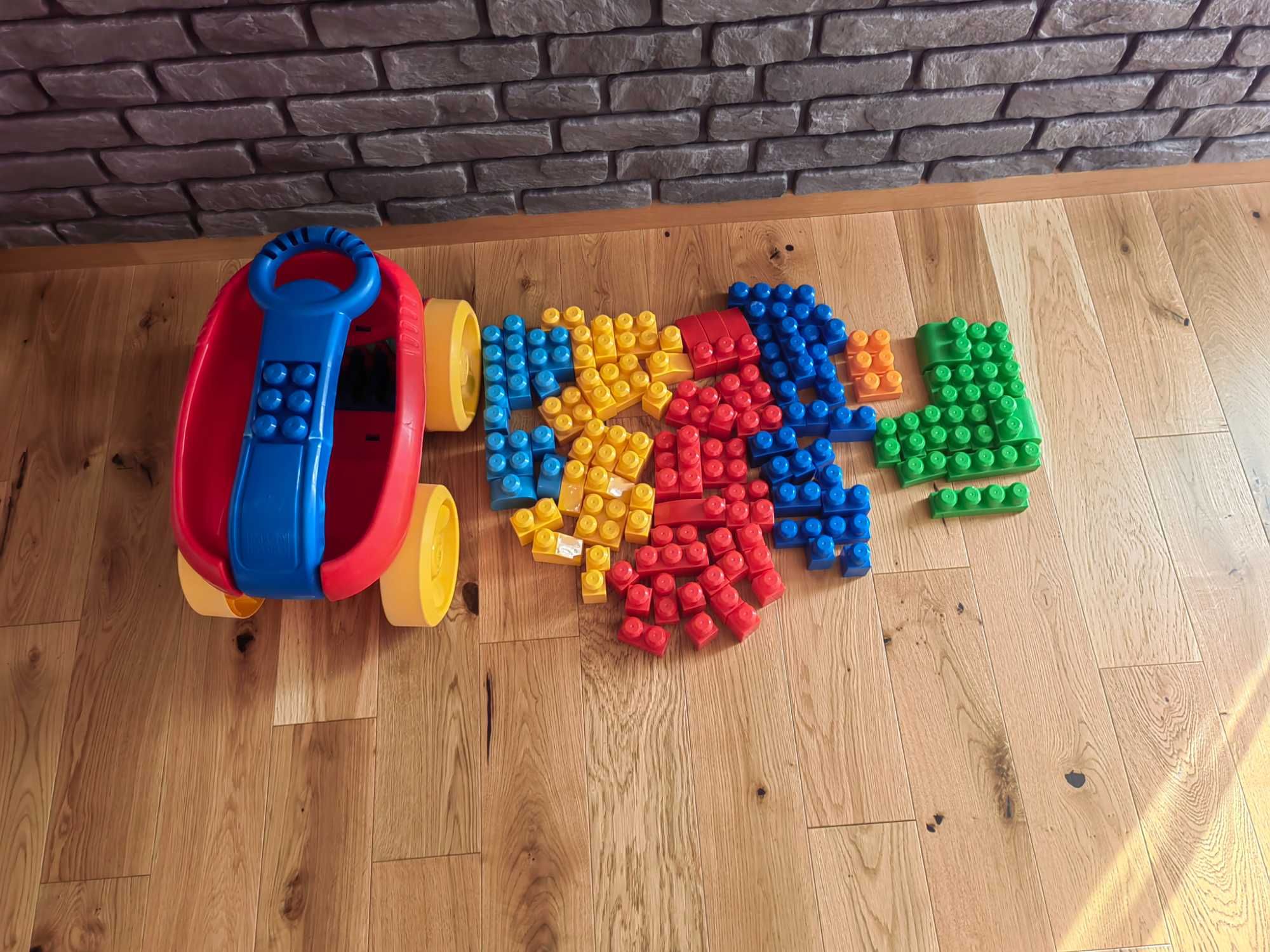 Sprzedam klocki z wózkiem mega bloks