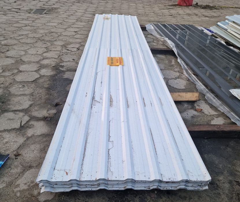 Blacha trapezowa używana, nowa antracyt i biała