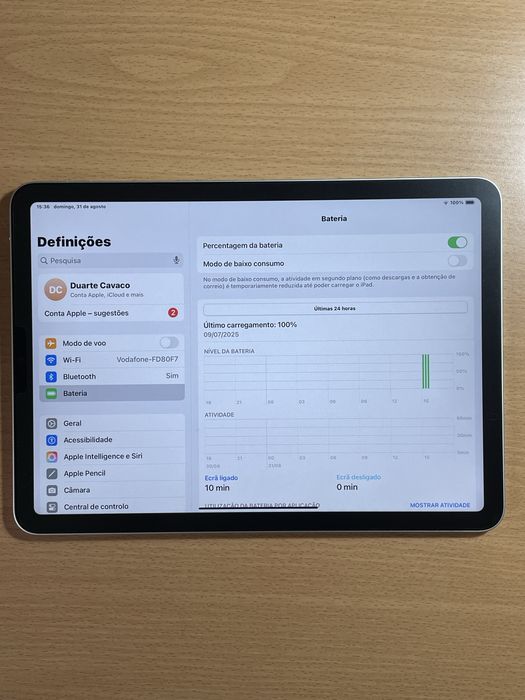 Apple Pencil + iPad Air 5 (2022 - M1 - 64GB - Starlight - 10.9’’)64553136529411123