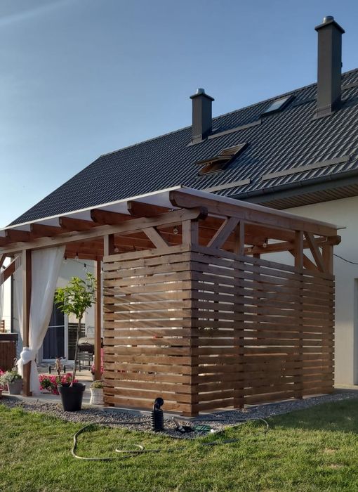 Taras pergola altana zabudowa drewniana na wymiar