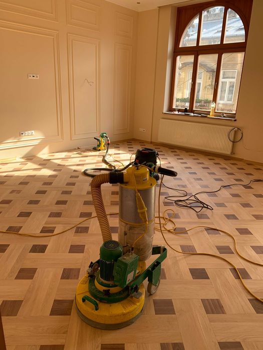 Циклювання, шліфування паркету та дощатої підлоги