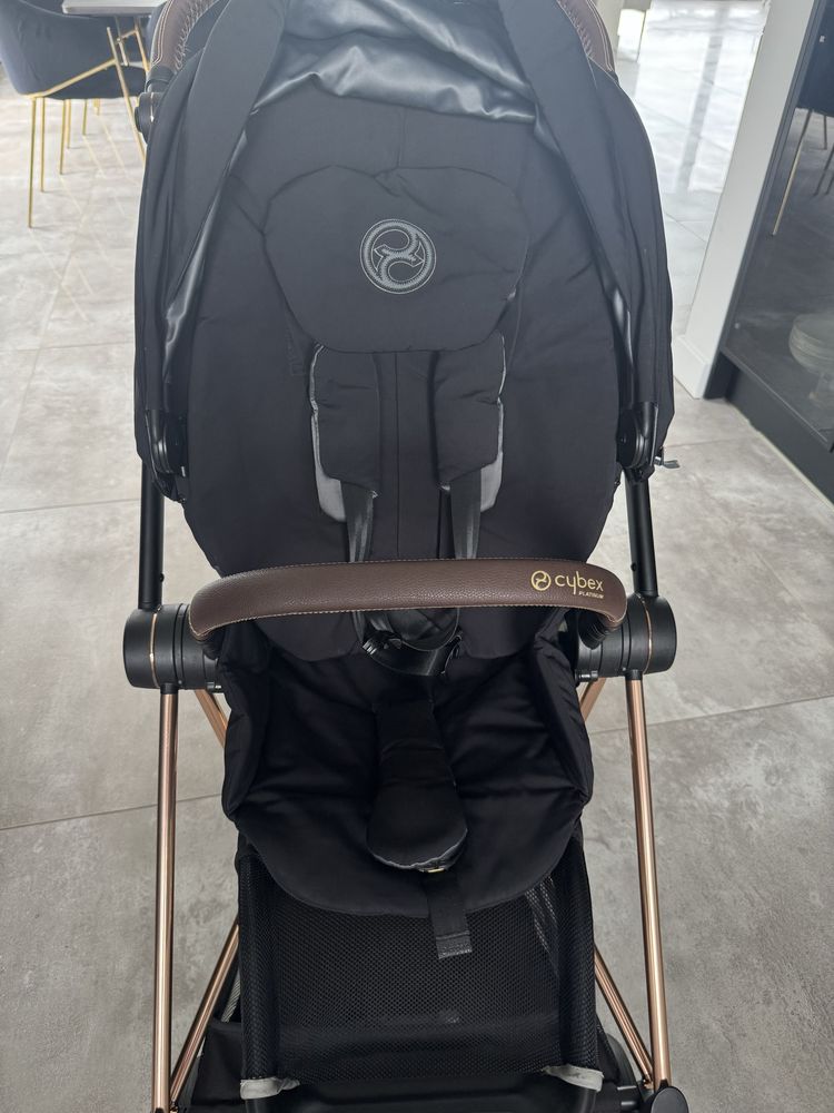 Wozek cybex mios 3.0 rose gold czarny