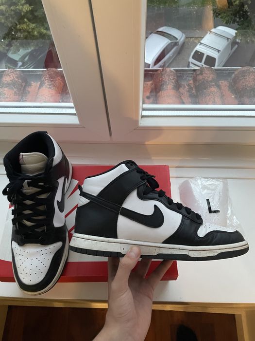 Nike Dunk High Panda 42 Pouco Usadas