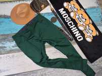 Asos Spodnie męskie chino zieleń butelkowa 38/32