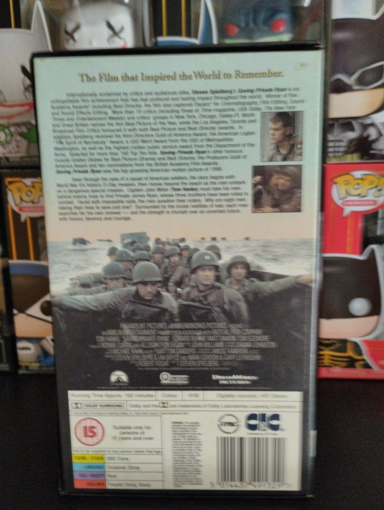 VHS filme saving private ryan