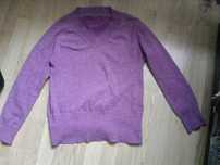sweter liliowy 40 wool