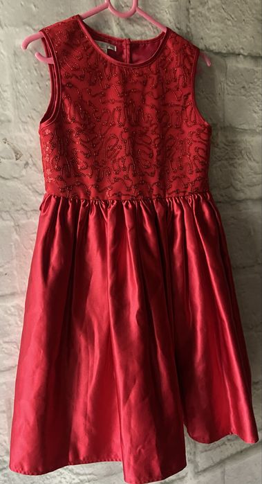 Czerwona świąteczna sukienka RJR JOHN ROCHA 8 lat 134cm