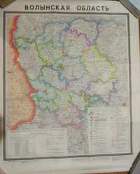 Карта Волынская Черкасская область политико административная