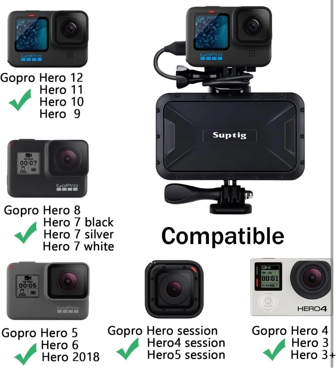 Кріплення на тіло Gopro Hero та водонепроникний аккумулятор