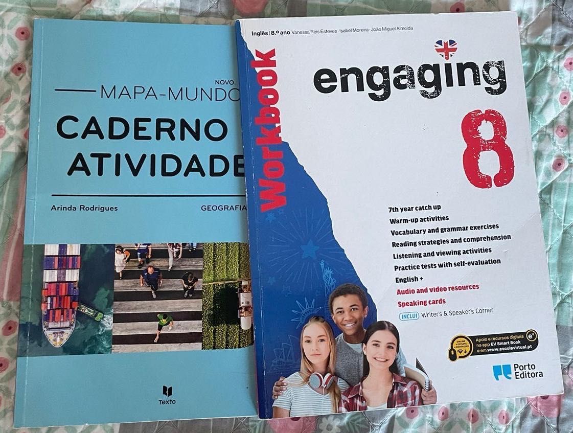 Livros de Fichas e de Preparação para Teste do 6 ao 8 ano