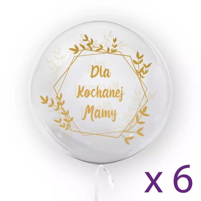 Zestaw 6 sztuk - "Dla kochanej mamy". Tuban