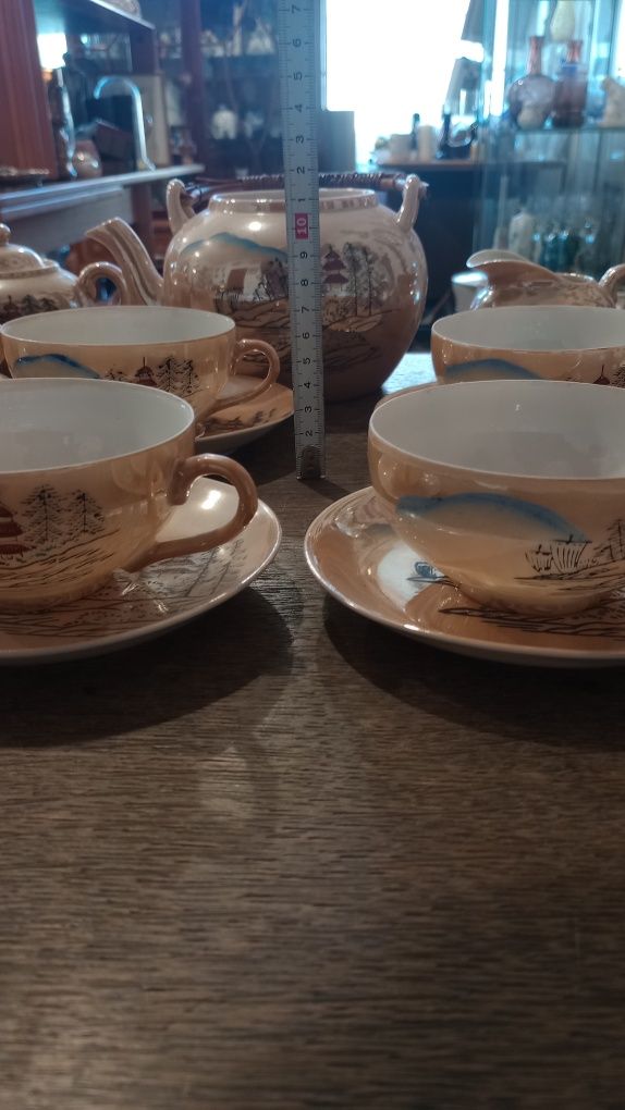 Piękny japoński serwis do kawy herbaty Porcelana