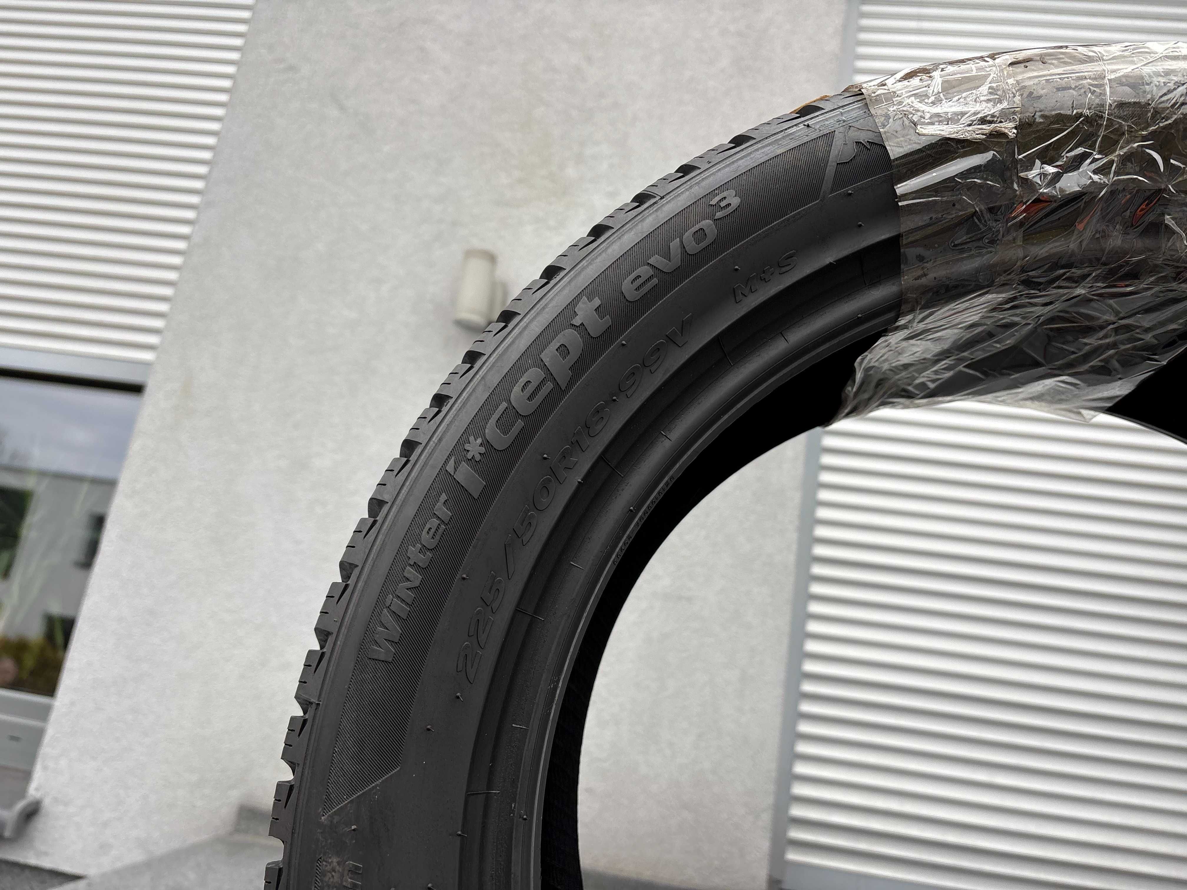 1szt zimowa 225/50R18 Hankook Winter Icept EVO3 99V 8,3 2021r P382Z