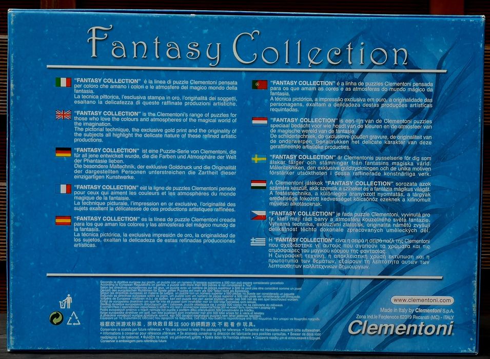 Puzzle 1000 Clementoni Fantasy Collection Amid Hummers złocenia