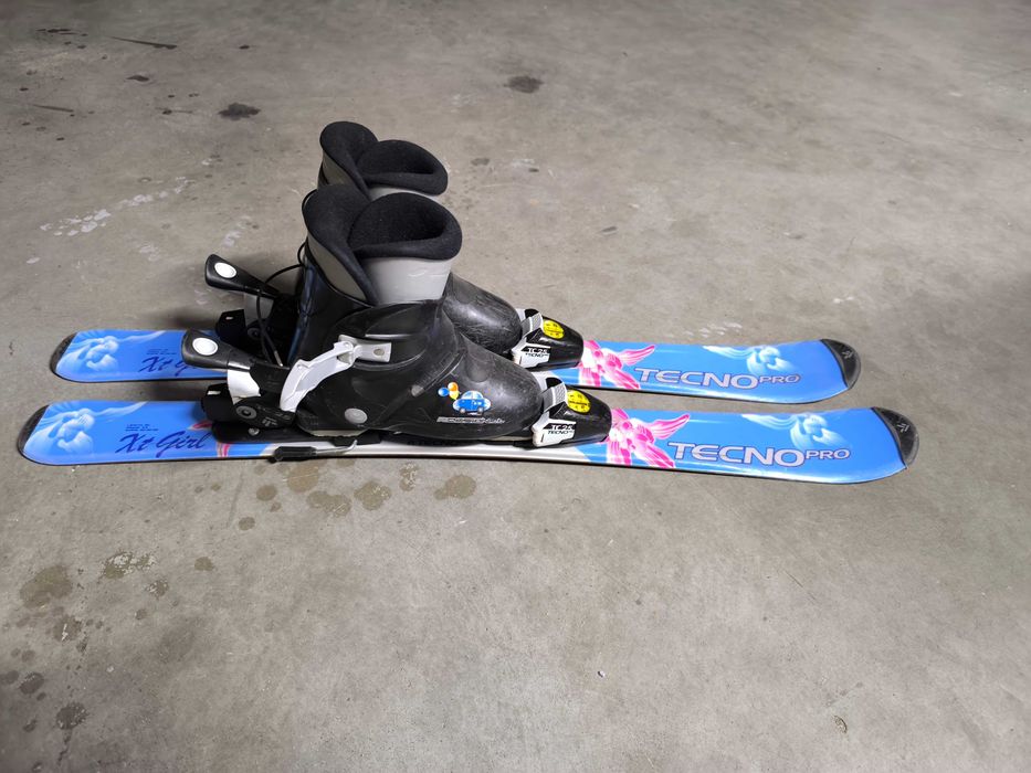 Narty i buty narciarskie dla dziecka ZESTAW