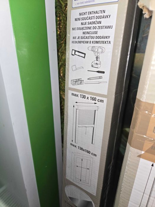 Moskitiery,siatki do okien przeciw insektom 3 sztuki.Nowe.Komp.