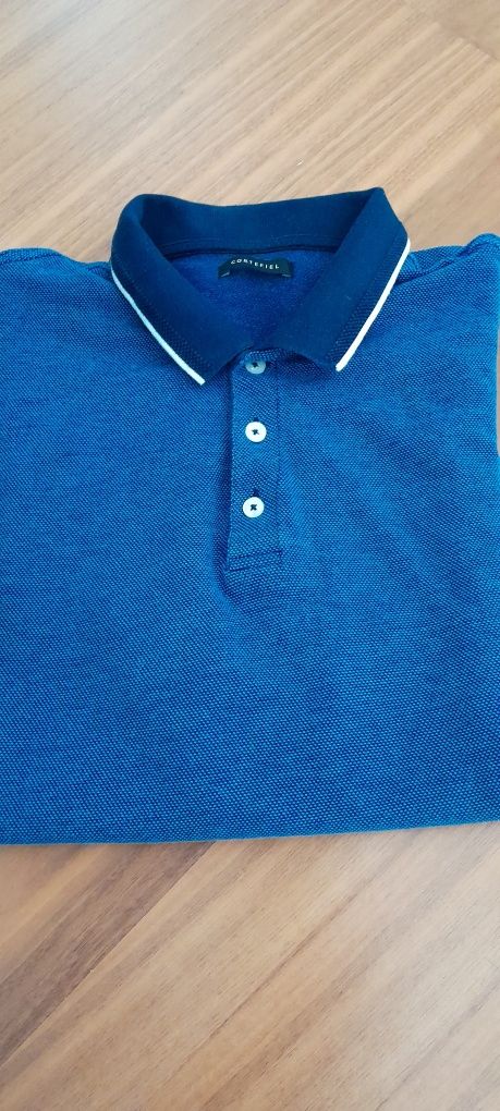 Polo Cortfiel azul como nova